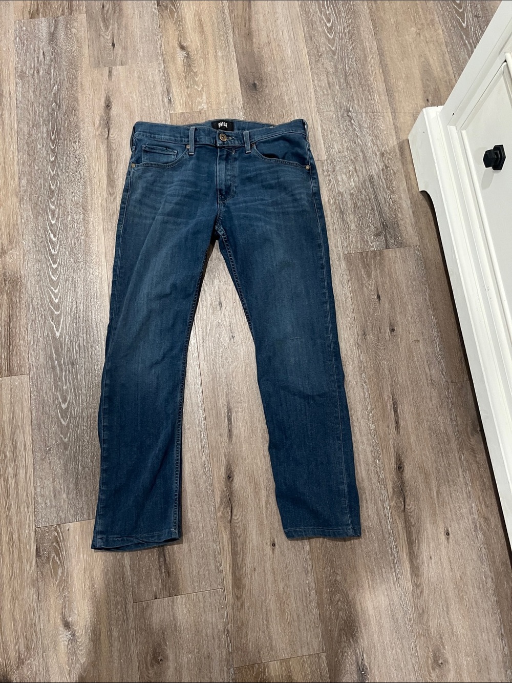 PAIGE Men's Indigo Straight-Leg Jeans